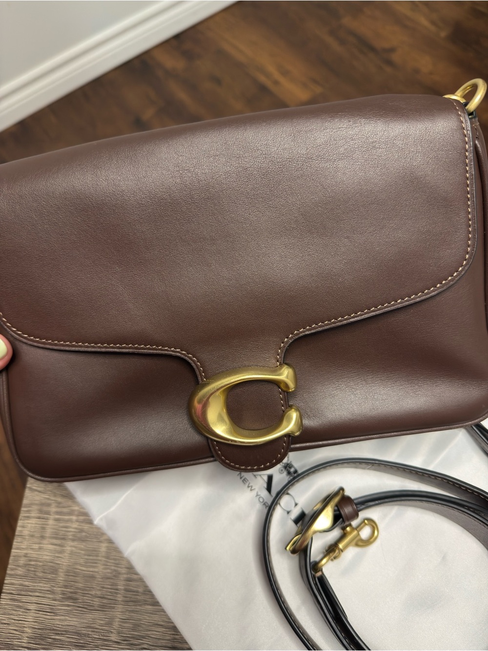 Coach Soft Tabby Shoulder Bag in Maple - Picture 2 of 9
